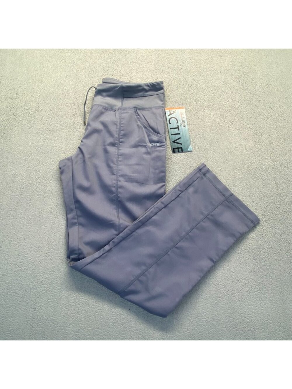 NWT Grey's Anatomy ACTIVE  Size Medium  Gray. Scrub Pants 4276